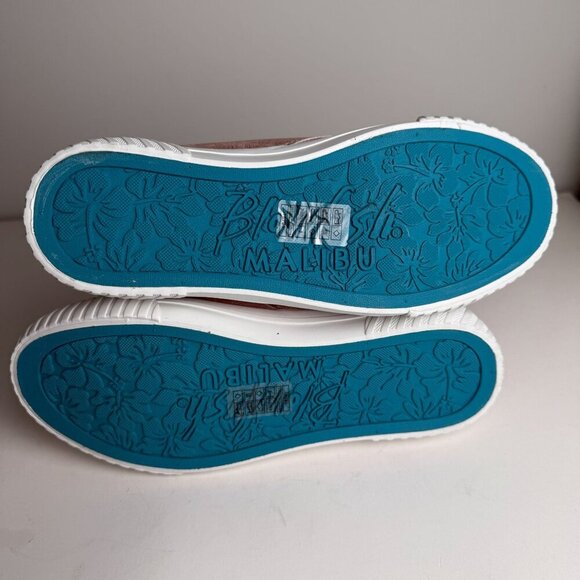 Blowfish Malibu Sneakers NWOT Willa Low Top Pink Orbital Withered Rose Sz 8 - Picture 6 of 10